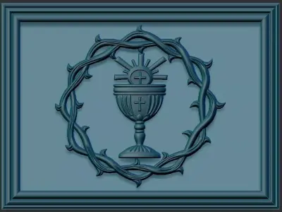 Crown of thorns - CHURCH ALTAR 3D print model