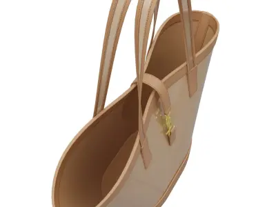 Saint Laurent Panier Bag Low-poly 3D model