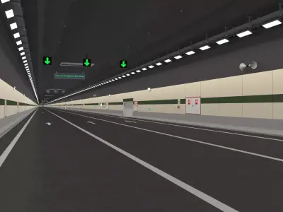 Tunnel Highway 3D model