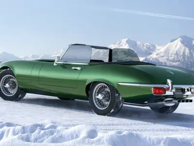 Jaguar E-Type 3D model
