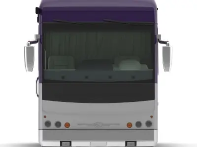 Recreation Vehicle Generic Simple Interior 3D model