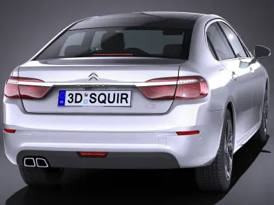 Citroen C6 2017 3D model