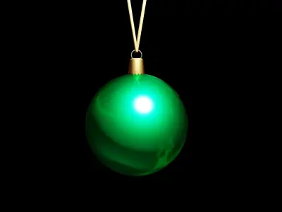 Christmas Ornaments Set Free low-poly 3D model