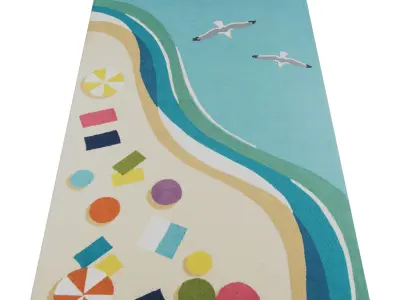 Rug Set 1351 3D model