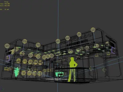 Exhibition - Area - 12X9 3DMAX2009-018 3D model
