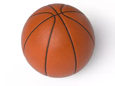 Basketball Low-poly 3D model