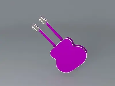 Stromberg Master 400 double neck guitar Free 3D model