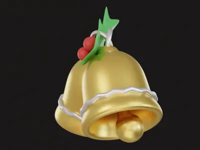 Christmas Bells 3D model