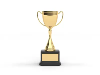 Cups Trophy 3D model 7