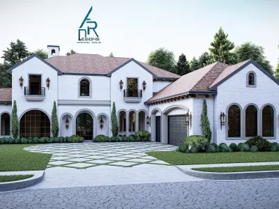 Modern Mediterranean - Stl-Dae file - 3d model Only 3D print model