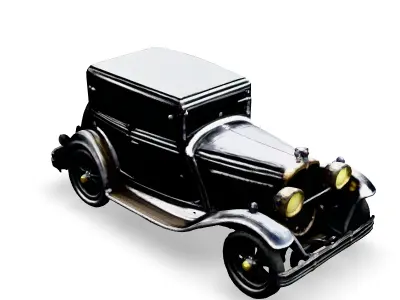 Classic Vintage Car 3D Model Low-poly 3D model