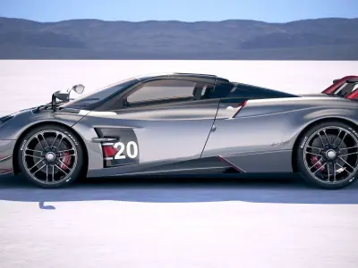 Pagani Huayra Roadster 2020 3D model