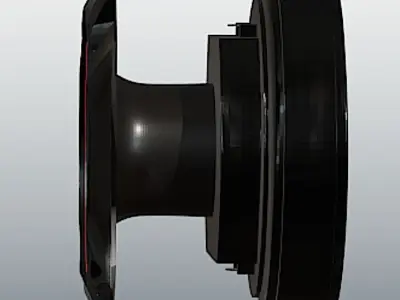 Pioneer Pro Series Bullet Tweeter - High Poly Free 3D model