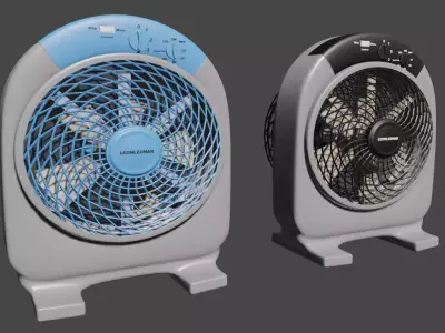 Table fan    Ventilador de mesa Free 3D model
