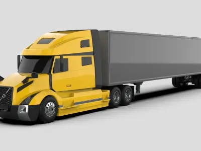 volvo vnl 860 continar 3D print model