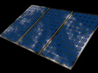 Solar Panel 3D Model 3D model