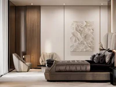 Luxury Bedroom 3D model