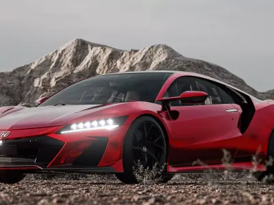 honda nsx type s 3D model