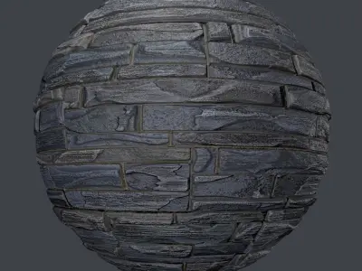 Decorative stone wall 8 colors set Texture