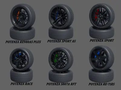 Bridgestone Potenza Wheel Pack