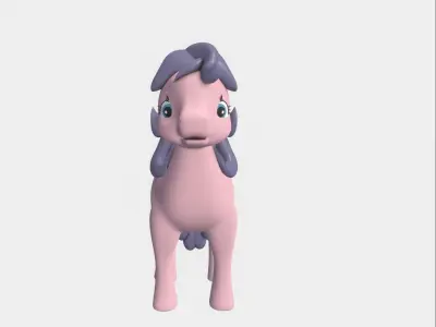 My little pony 90s original series fully rigged 3D model