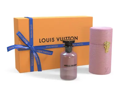 Louis Vuitton LV Travel Spell On You Parfum set Low-poly 3D model
