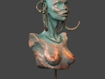 Mursi Woman 3D model