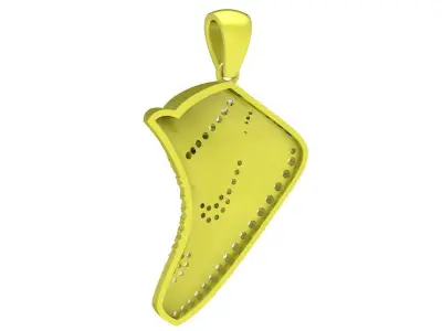 Luxury Sneaker Shoe Pendant Jewelry 3D Model 4206 3D print model