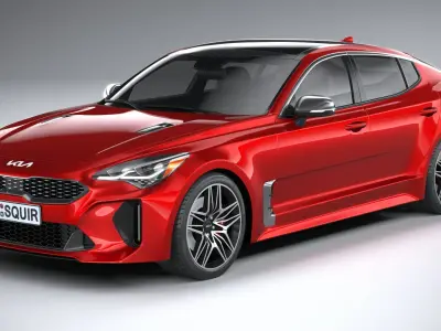Kia Stinger GT 2022 3D model