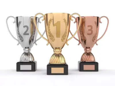 Cups Trophy 3D model 30