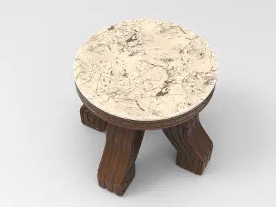 Mant Table 3D model