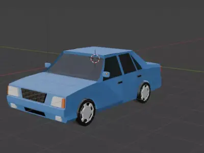 Car low poly Low-poly 3D model by mustafaurga91
