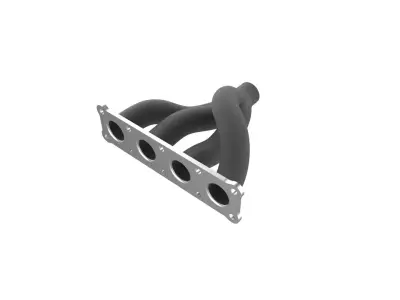 Exhaust manifold 3D print model