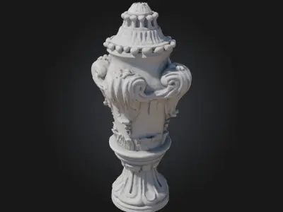 Antique Elegance  Timeless Beauty in Classic Craftsmanship 3D model