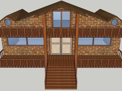 Mustakil Mimari Modelleme 3D model