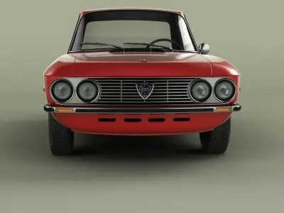 Lancia Fulvia Coupe series 3 3D model
