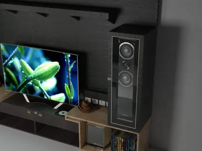 Cuadro - TV furniture ready to use 3D model