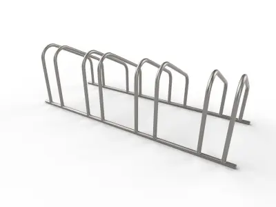Bike Rack M06 Low-poly 3D model