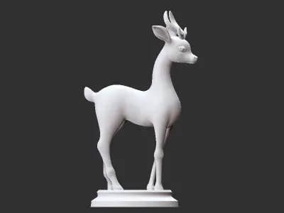 Deer model 3D print model