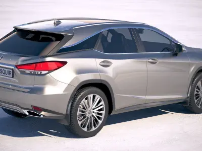 Lexus RX 2020 3D model