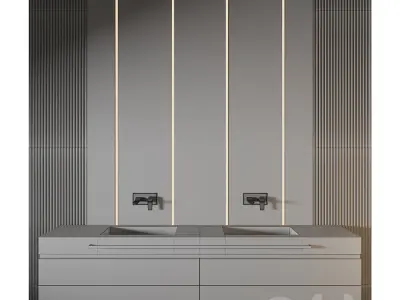 Luxury Bathroom 272 3D model