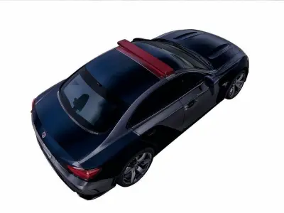 Police Style Luxury Car 3d model Low-poly 3D model