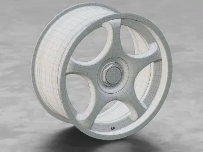 Rotiform NFN Wheel 3D Model 3D model