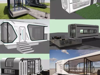 capsule room -A6 3D model