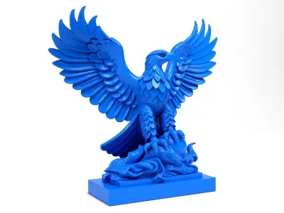 Eagle Sculpture 3D print model