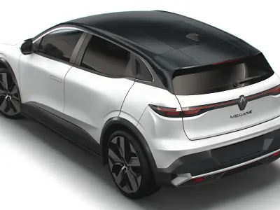 Renault Megane E Tech Techno pack 2023 3D model