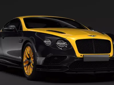 Bentley Continental GT Continental 24 2017 3D model