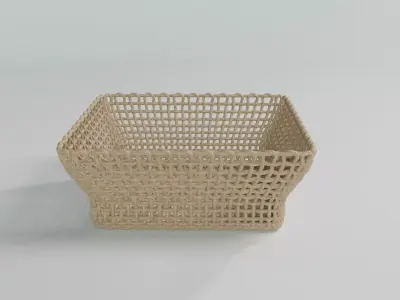 WICKER BASKET06 3D model