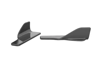 Car Side Skirt Wing 3D print model