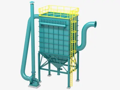 Dust Collector 3D model